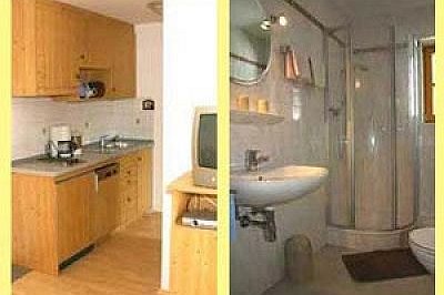 Küche und Dusche WC