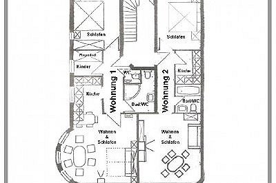 Grundriss Wohnung Eins