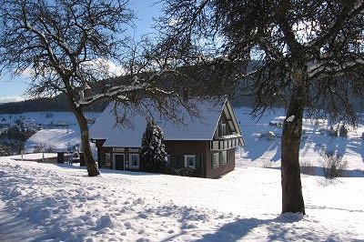 Das Ferienhaus im Winter